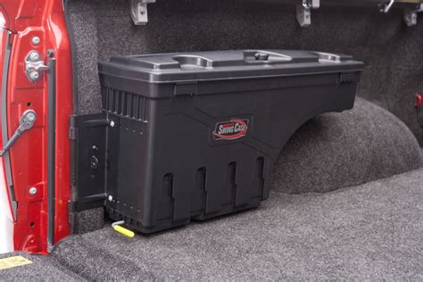 metal swing out tool box f150|undercover wheel well tool box.